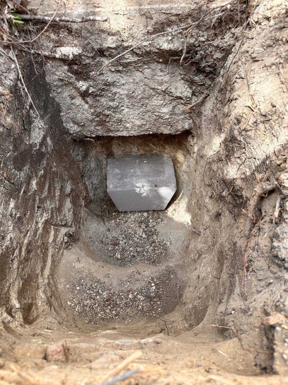 Engineer-led foundation pier installation on a Central Texas home near Cedar Park, TX