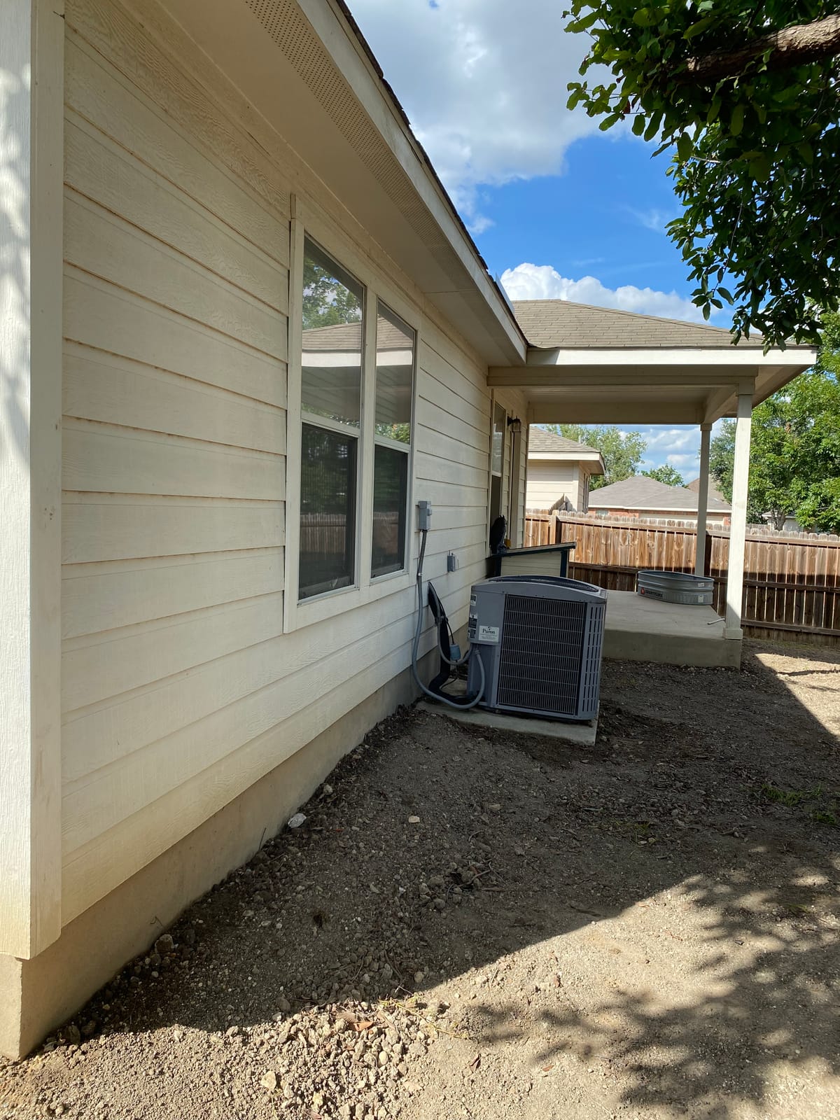Engineer-led foundation pier installation on a Central Texas home near Kyle, TX